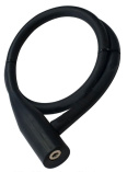 Велозамок "Pulse" трос 12*800, силиконовый, с ключом